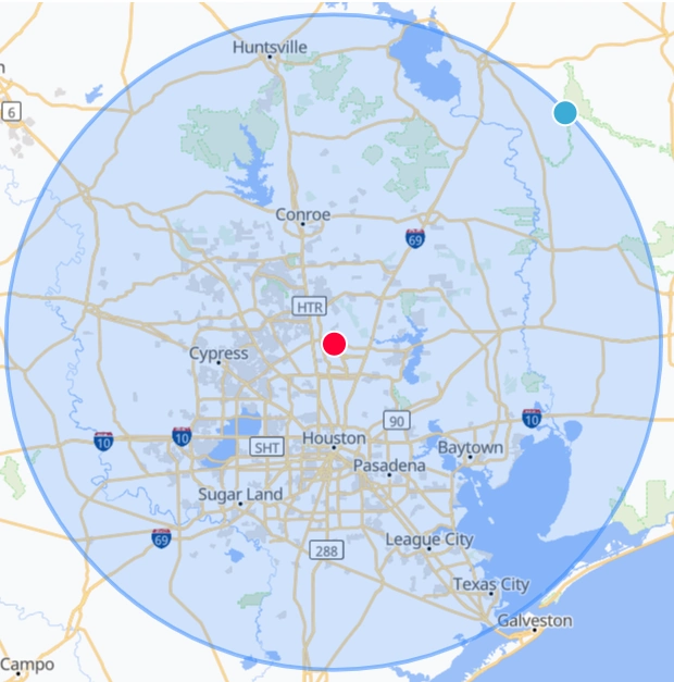Harry-Repairs-device-repair-service-area-map-—-Greater-Houston-TX